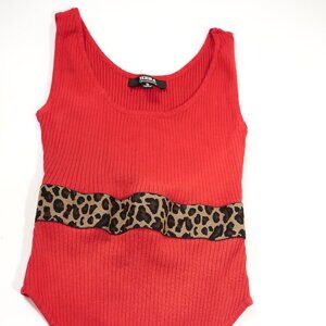 Red Bodysuit Size S Herra Pre-Owned